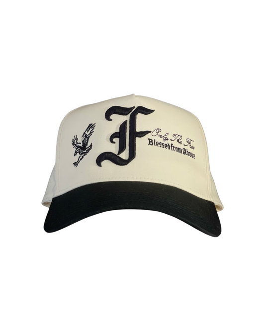 Blessed From Above  A-Frame Snapback- Natural/Black