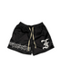 ‘CROWN OF THORNS’ MESH SHORTS - BLACK