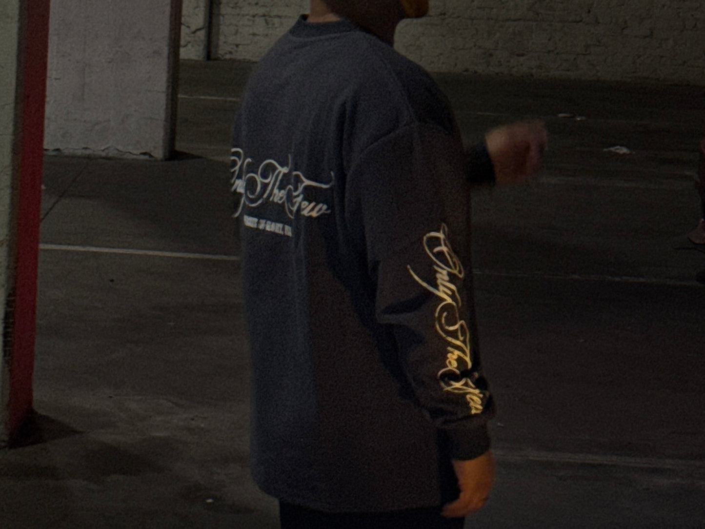 SCRIPT LOGO THERMAL (BLUE-GRAY)
