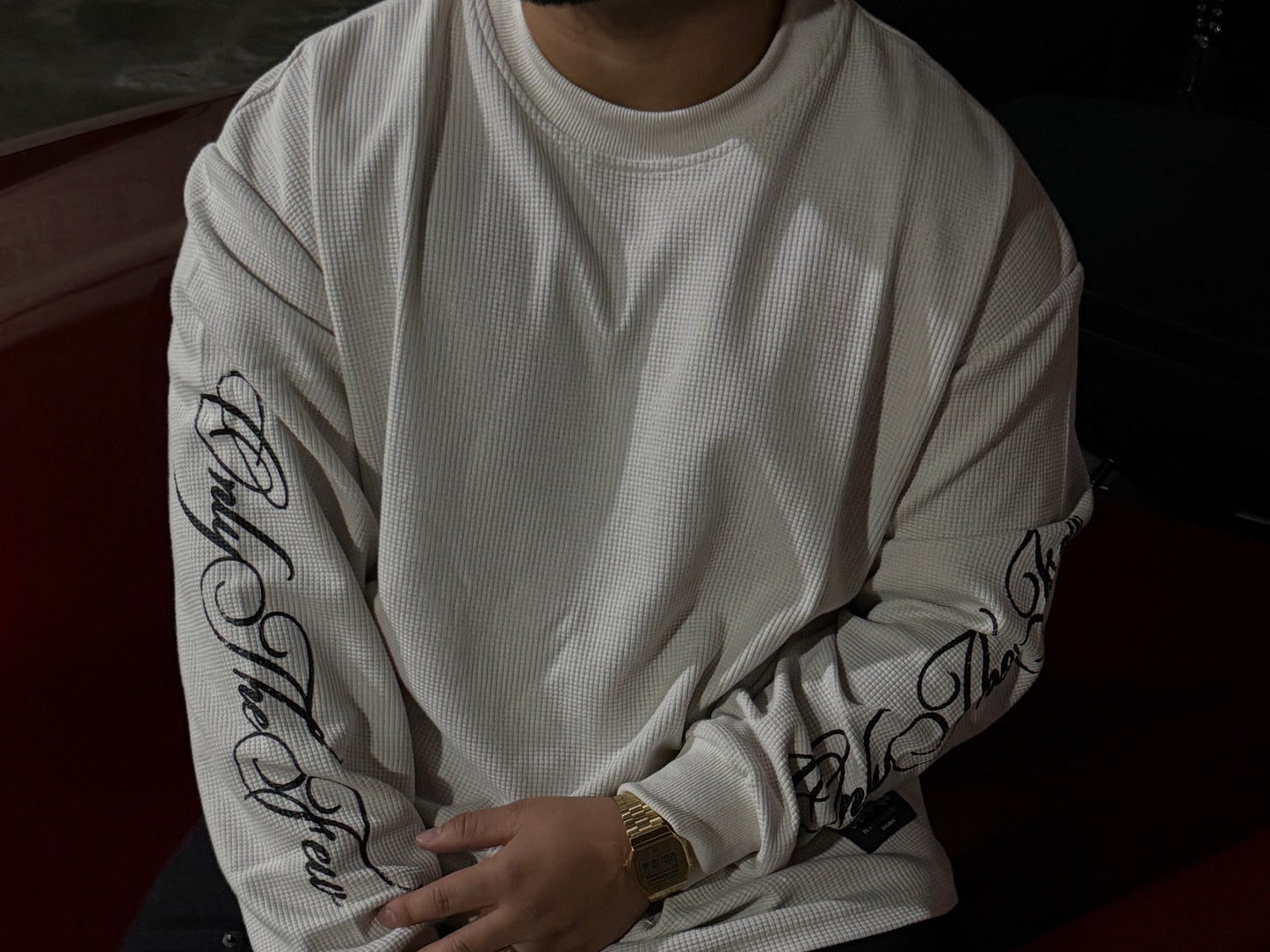 SCRIPT LOGO THERMAL (OFF-WHITE)